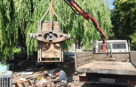 Récupération de ferraille lourd